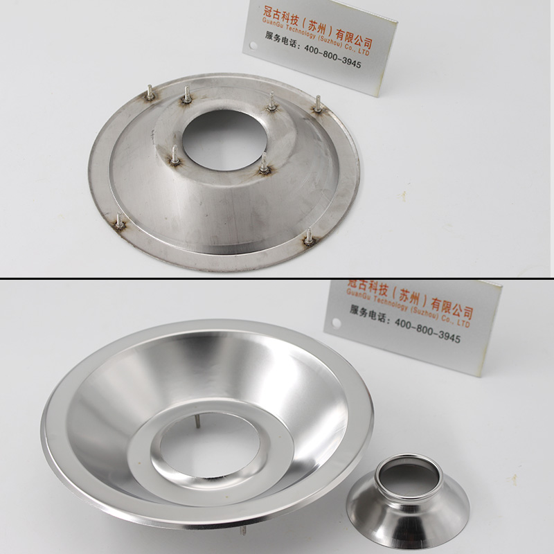 BerlinPolishing and removing welding spots on stainless steel parts